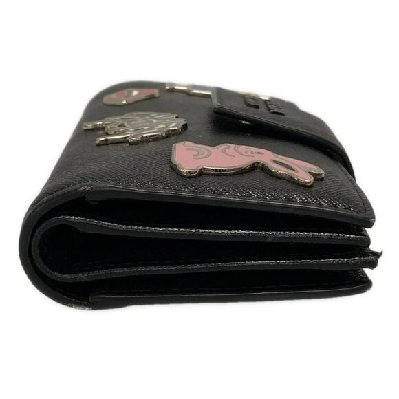 PRADA - Black Saffiano Leather Hardware Bifold Wallet 373-080625 - Picture 3 of 13